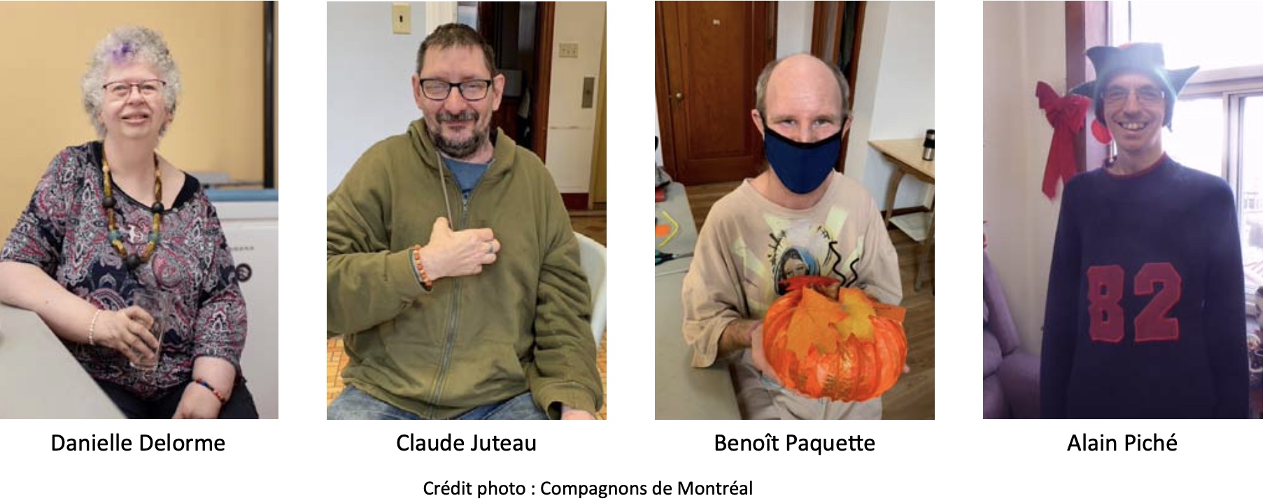 Danielle Delorme, Claude Juteau, Benoît Paquette, Alain Piché